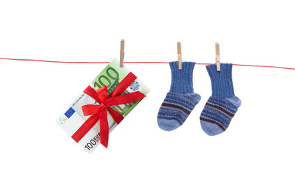 Geburtstagegeschenk auf der Leine